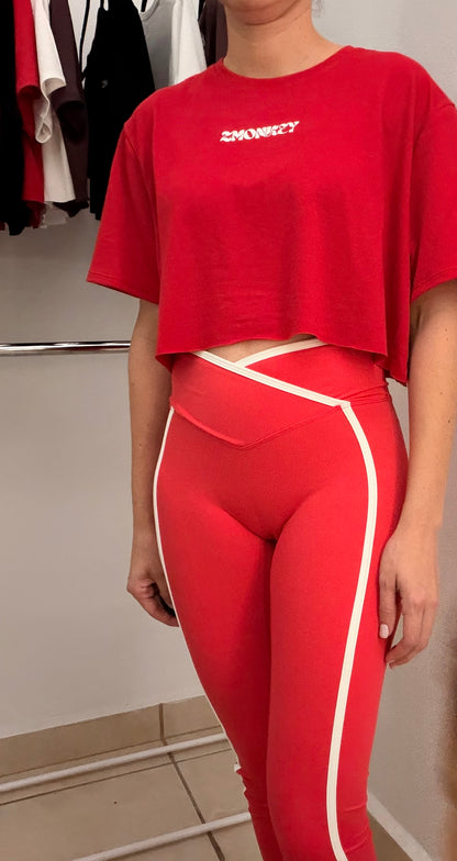 ZM Crop Top Red